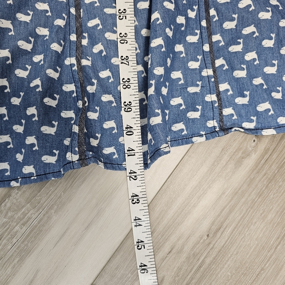 eShakti Blue and White Midi Dress - Picture 4 of 8